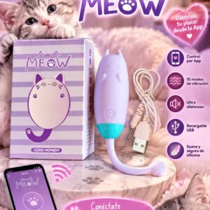 HUEVO VIBRADOR CON APP MEOW